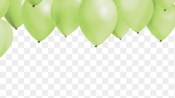 Green balloon png border, transparent | Free PNG - rawpixel