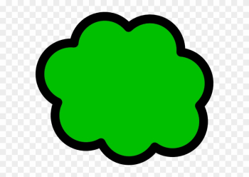 Green Blob - Gas Cloud Clipart Green Blob - Gas Cloud Clipart