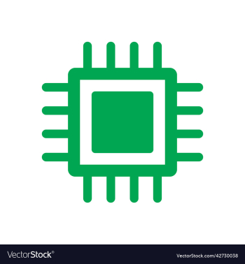 green chip icon or logo