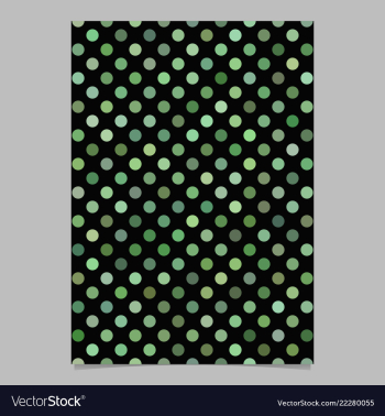 Green circle pattern brochure background vector image Green circle pattern brochure background vector image