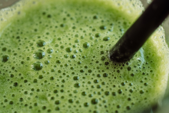 Green cocktail closeup Green cocktail closeup