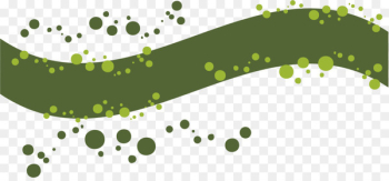 Green Curve Business card Illustration - Vector green curve wave point card background 
