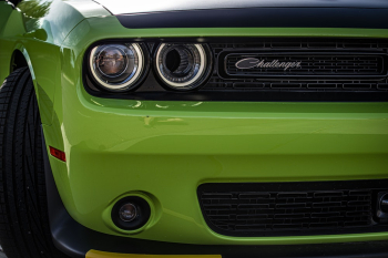 Green Dodge Challenger Green Dodge Challenger