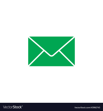 green email abstract solid icon green email abstract solid icon