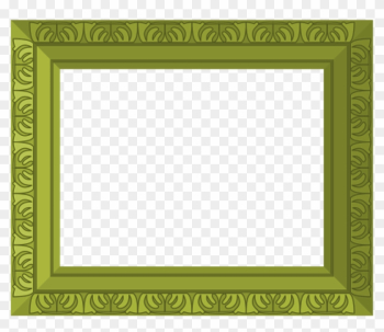 Green, Frame, Ornate, Antique - No Background Frame