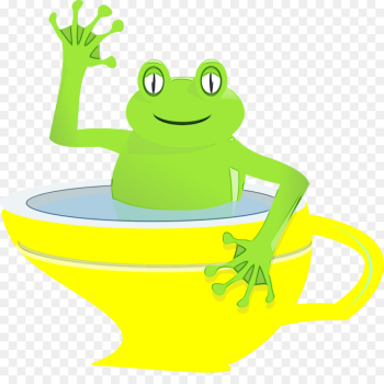 green frog clip art cartoon true frog