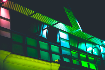 Green Led Building