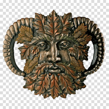 Green Man Horned God Wicca Autumn Paganism, autumn transparent background PNG clipart