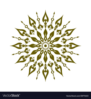 green mandala ornament green mandala ornament