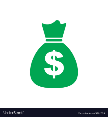 green money bag solid icon green money bag solid icon