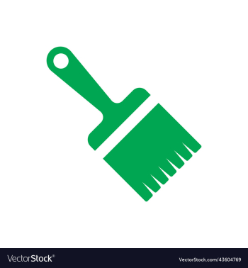 green paint brush solid icon green paint brush solid icon