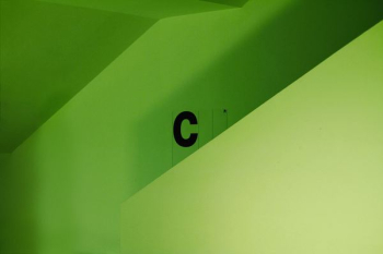 green painted wall green painted wall