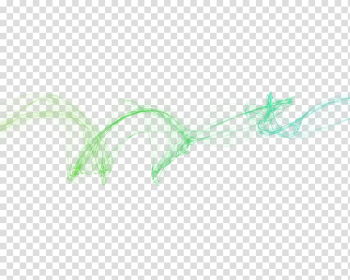 Green pen stroke illustration, Light Green, Curve lines transparent background PNG clipart