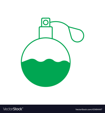 green perfume bottle icon green perfume bottle icon