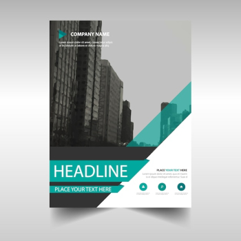 Green profesional business brochure template Green profesional business brochure template