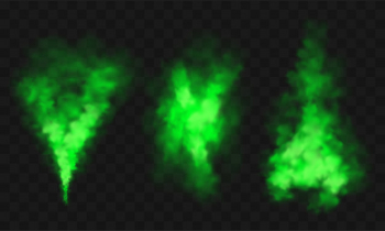Green smoke, unpleasant bad smell, toxic gas Free Vector Green smoke, unpleasant bad smell, toxic gas Free Vector