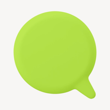 Green speech bubble, 3D rendering | Free Photo - rawpixel Green speech bubble, 3D rendering | Free Photo - rawpixel