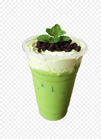 Green tea Milk Matcha Bubble tea - A pot of tea green tea flavor 