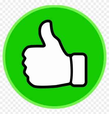 Green Thumbs Up Sign Green Thumbs Up Sign