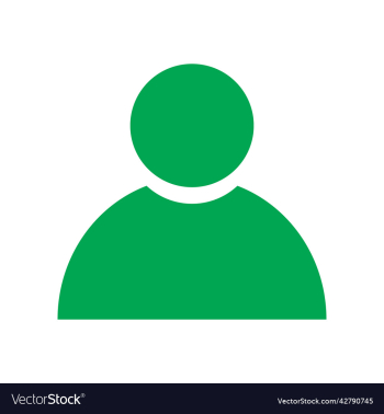 green user solid icon