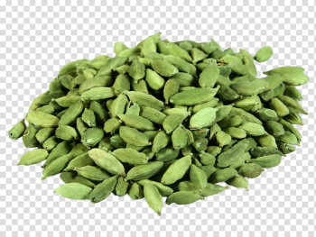 Green vegetable lot, True cardamom Indian cuisine Black cardamom Spice, spice transparent background PNG clipart