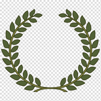 Green wheat illustration, Bay Laurel Laurel wreath Leaf Mountain-laurel , Crown transparent background PNG clipart