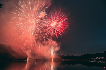 Greenbelt Fireworks on Buddy Attic Lake Greenbelt Fireworks on Buddy Attic Lake