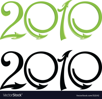 Greener 2010 vector image Greener 2010 vector image