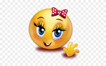 Greet Smile Girl Wave Hand - Girl Smiley Thumbs Up Greet Smile Girl Wave Hand - Girl Smiley Thumbs Up