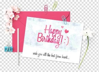 Greeting card Birthday, Birthday cards blessing transparent background PNG clipart