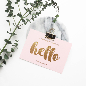 Greeting Card Mockup Greeting Card Mockup