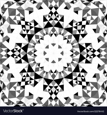 Grey abstract seamless triangle mosaic tile vector image Grey abstract seamless triangle mosaic tile vector image