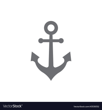 grey anchor icon grey anchor icon