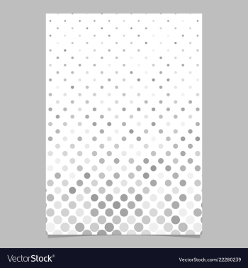 Grey circle pattern brochure background vector image Grey circle pattern brochure background vector image
