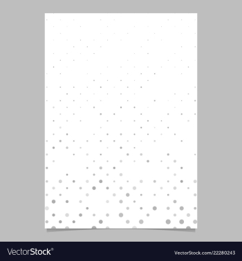 Grey circle pattern brochure background vector image Grey circle pattern brochure background vector image
