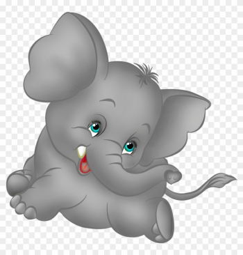 Grey Elephant Cartoon Free Clipart - Cute Baby Elephant Cartoon Grey Elephant Cartoon Free Clipart - Cute Baby Elephant Cartoon