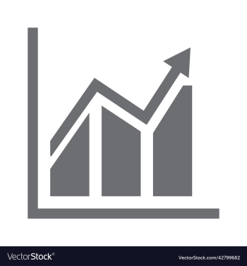 grey graph icon or logo grey graph icon or logo