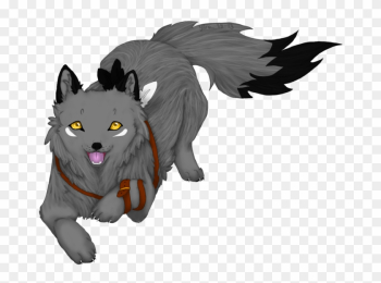 Grey Puppy By Wolves - Anime Wolf No Background Grey Puppy By Wolves - Anime Wolf No Background