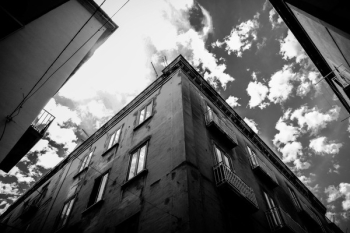 Grey Scale Photo of Building during Daytime Grey Scale Photo of Building during Daytime