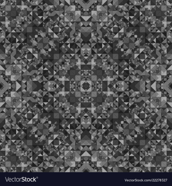 Grey seamless kaleidoscope pattern background vector image Grey seamless kaleidoscope pattern background vector image