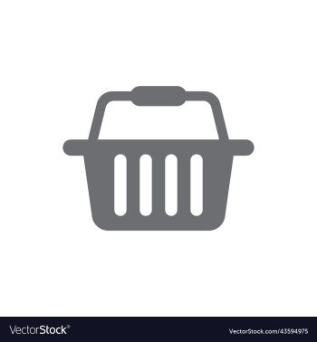 grey shopping basket solid icon grey shopping basket solid icon