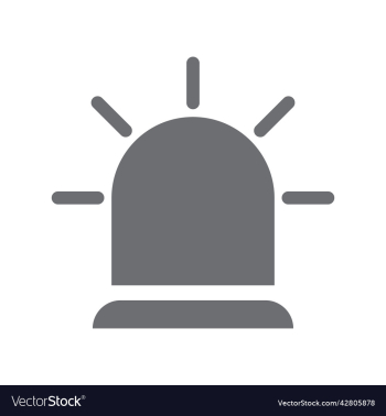 grey siren icon or logo grey siren icon or logo