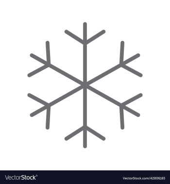 grey snowflake icon or logo grey snowflake icon or logo