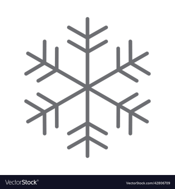 grey snowflake icon or logo grey snowflake icon or logo