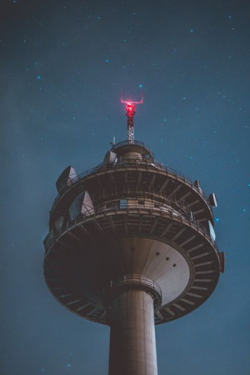 grey tower during nighttime grey tower during nighttime