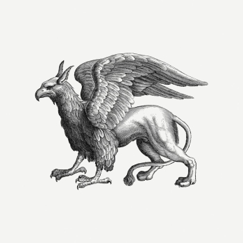 Griffin drawing, mythical creature illustration | Free PSD - rawpixel Griffin drawing, mythical creature illustration | Free PSD - rawpixel