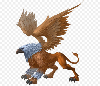Griffin Legendary creature Mythology Epic poetry - Hand drawn Griffin 