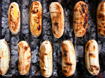 Grilled small bananas | Free stock photo - 67838 Grilled small bananas | Free stock photo - 67838