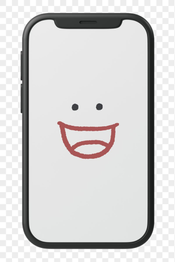 Grinning smartphone png sticker, 3D | Free PNG - rawpixel