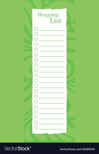 grocery shopping list - printable list grocery shopping list - printable list